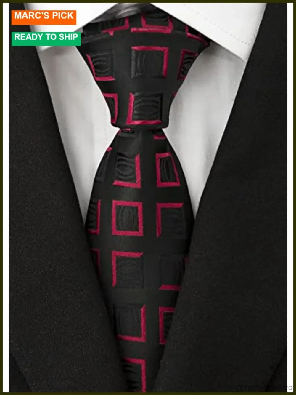 Classic Jacquard Woven Microfiber Neckties - 12 Pack